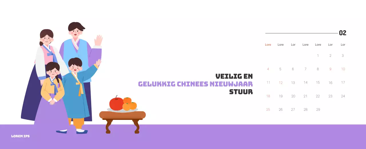 Een feestelijk ziekenhuis met illustraties met gezondheids- en gezinsthema's en kleurrijke accenten