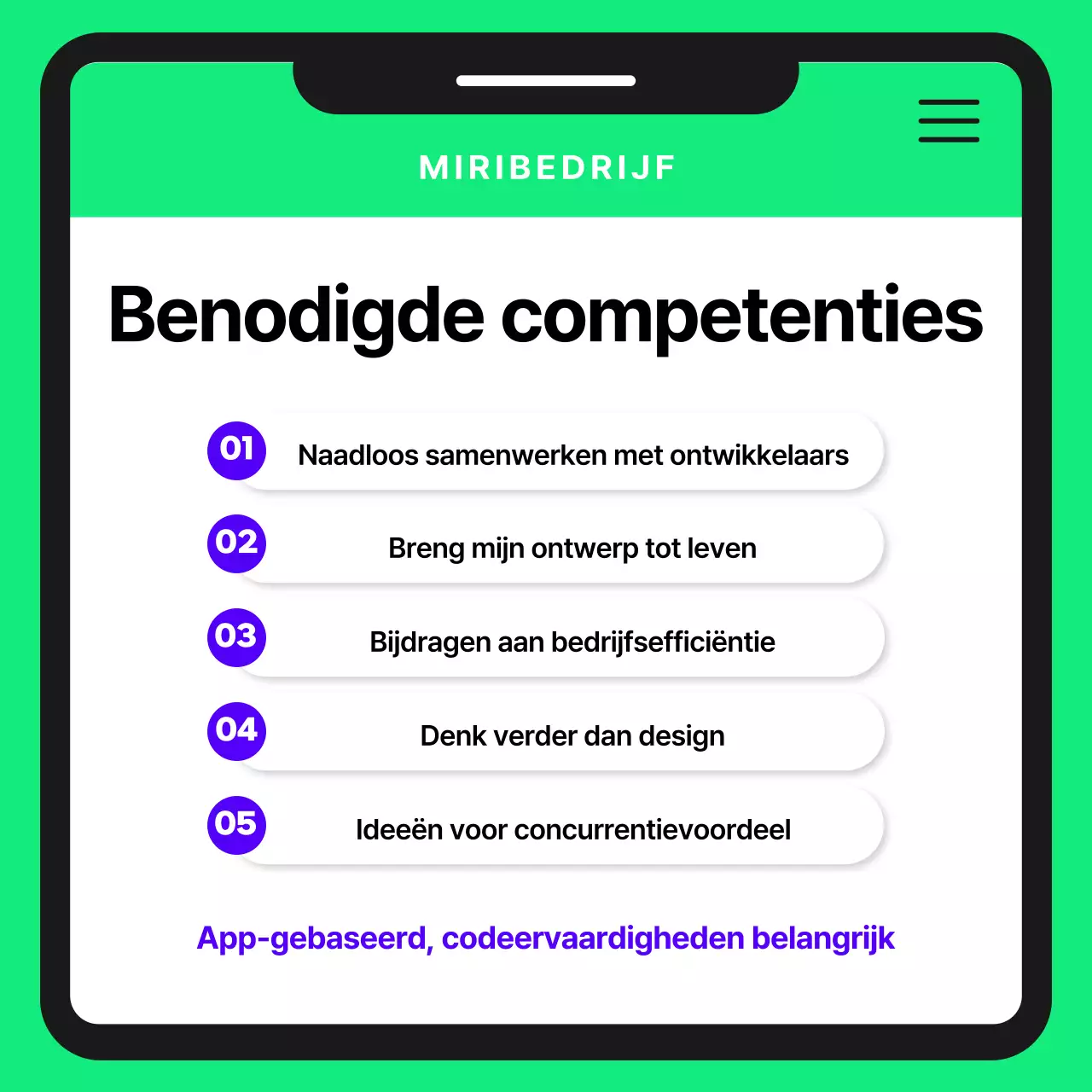 Een schattige ontwerper in paars en chartreuse inhuren