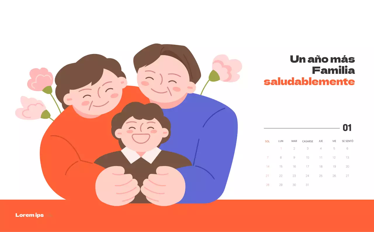 Un hospital festivo con ilustraciones de temática sanitaria y familiar y acentos de color