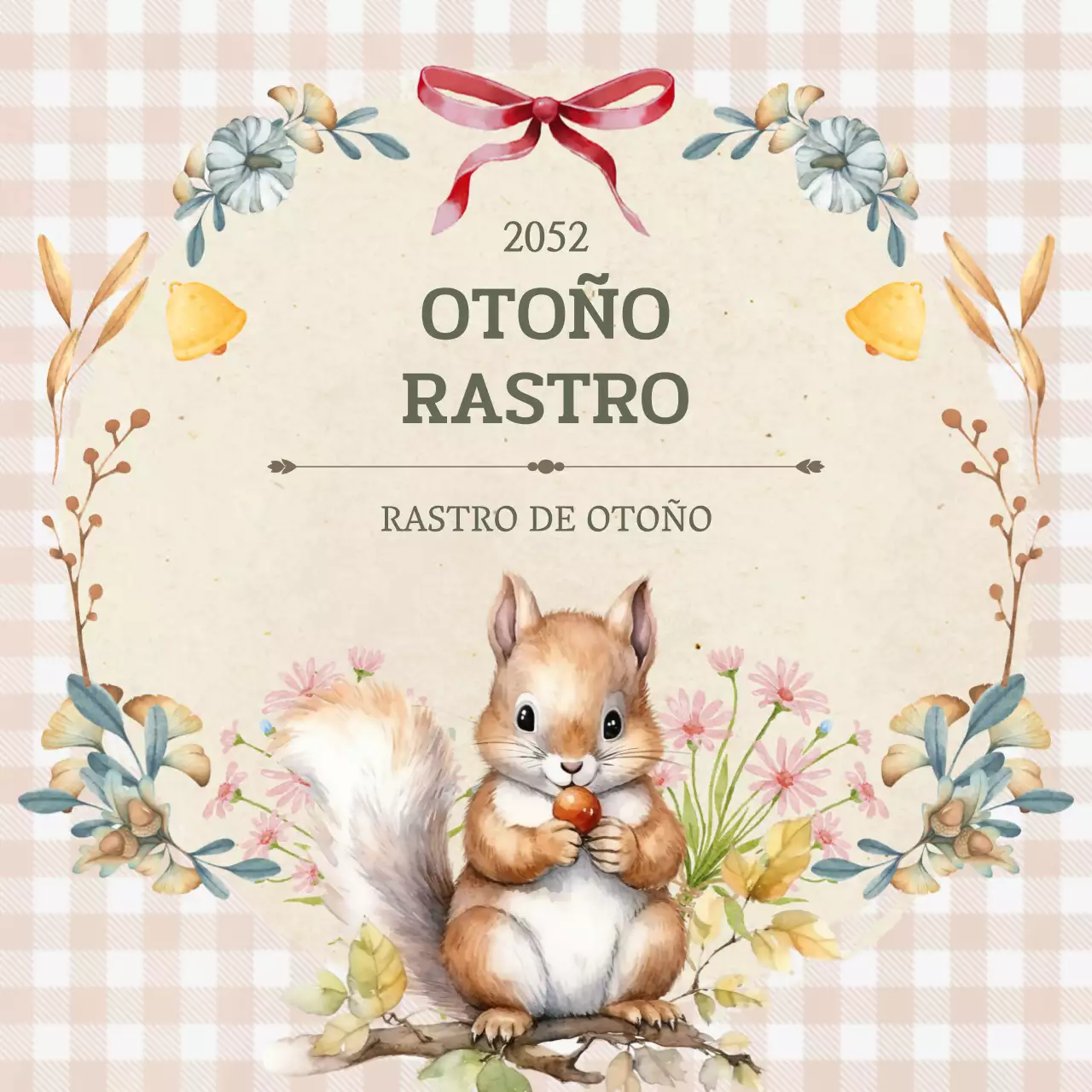 Promueva un mercadillo clásico en rosa y caqui