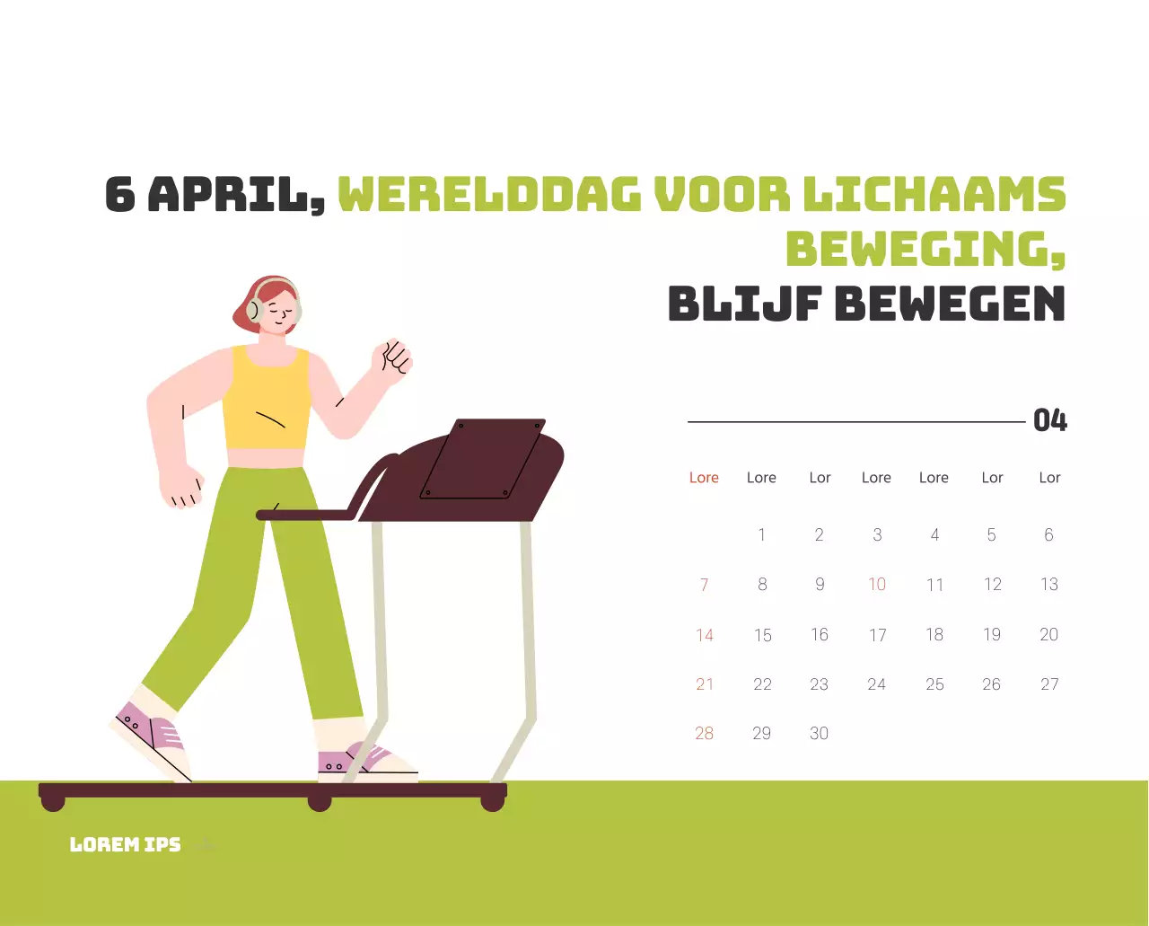 Een feestelijk ziekenhuis met illustraties met gezondheids- en gezinsthema's en kleurrijke accenten