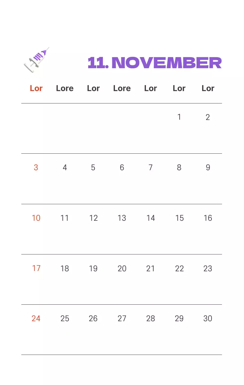 Ein festliches Krankenhaus mit Illustrationen zum Thema Gesundheit und Familie und farbenfrohen Akzenten