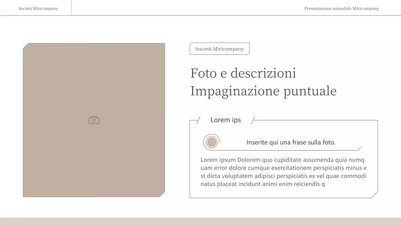 Una relazione d'affari semplice ed emozionale in bianco e marrone