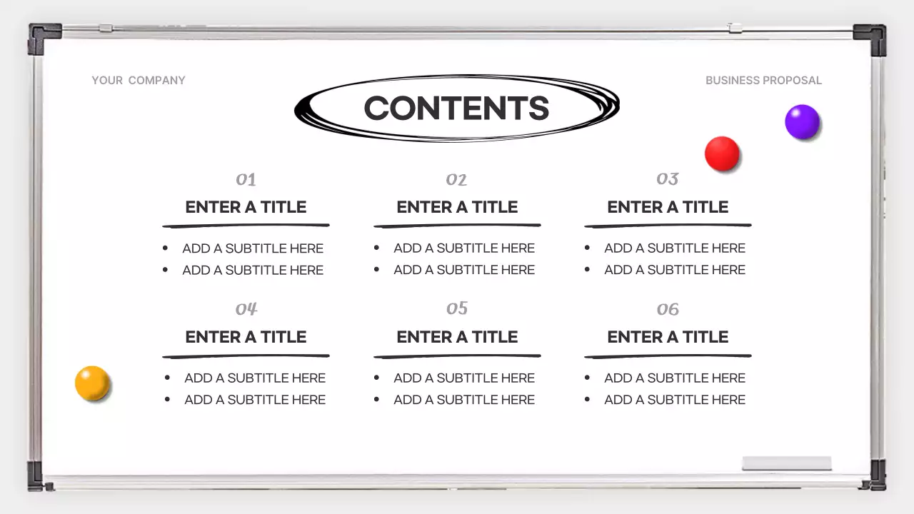 화이트 미니멀 비즈니스 가이드 프레젠테이션