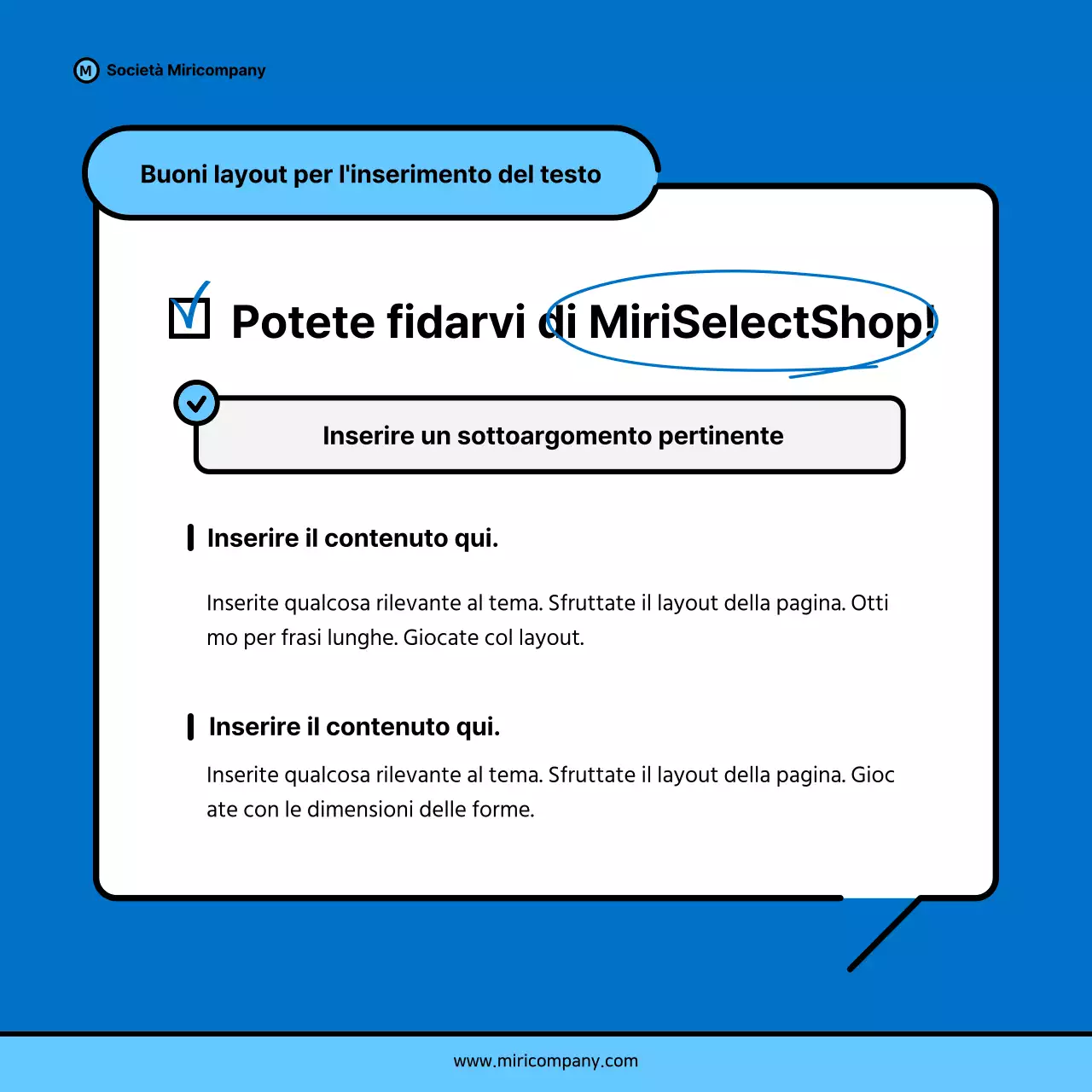 Proposta di pitch aziendale minimalista in blu e azzurro
