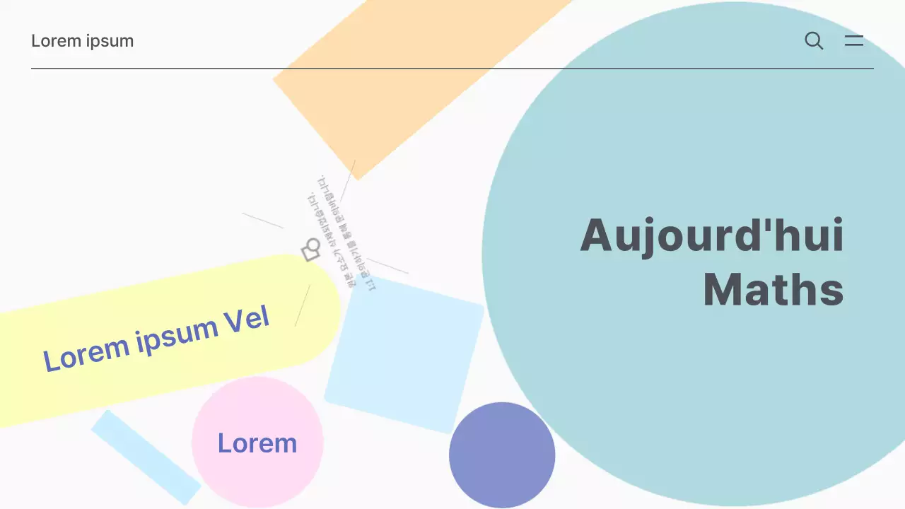 Ressources scolaires simples pour les mathématiques en blanc et menthe