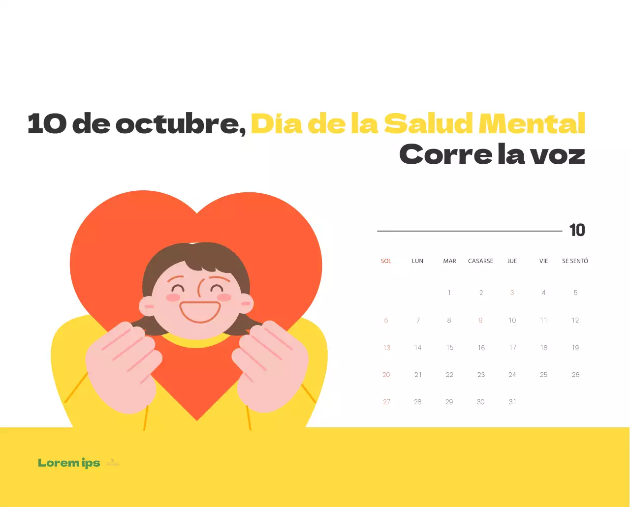 Un hospital festivo con ilustraciones de temática sanitaria y familiar y acentos de color