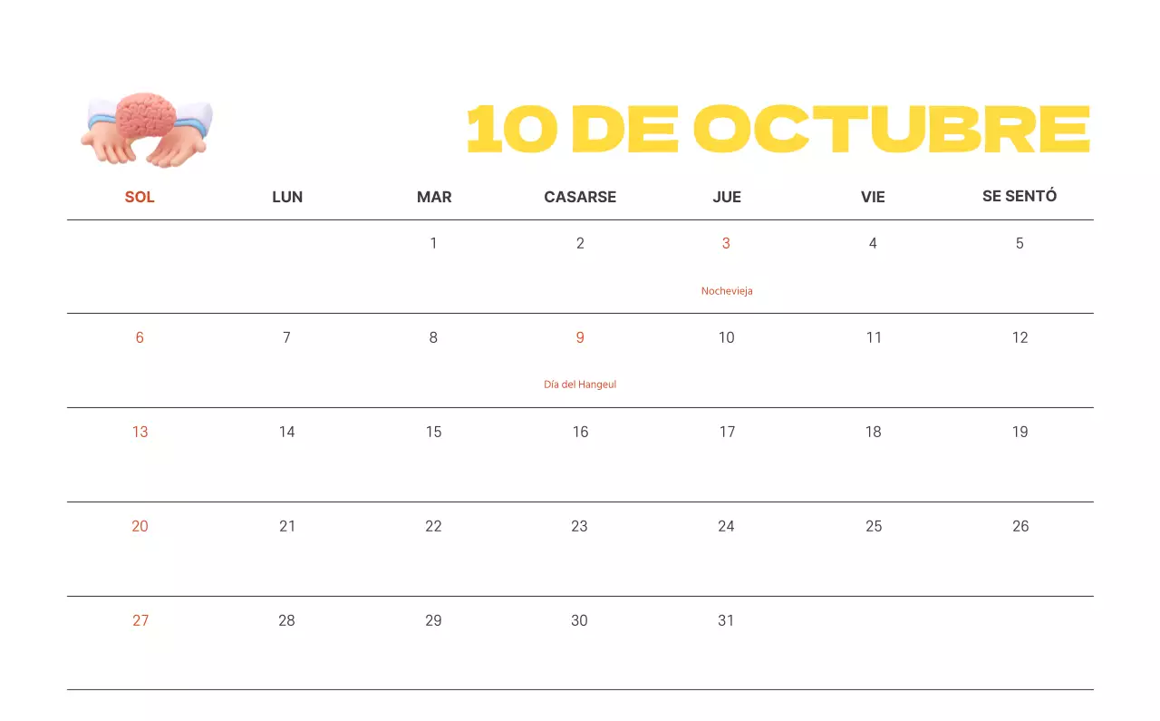 Un hospital festivo con ilustraciones de temática sanitaria y familiar y acentos de color