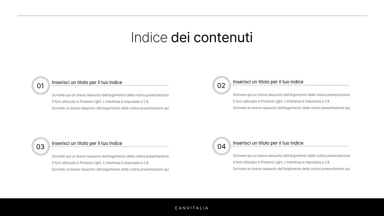 Una semplice relazione in bianco e chartreuse per introdurre un progetto