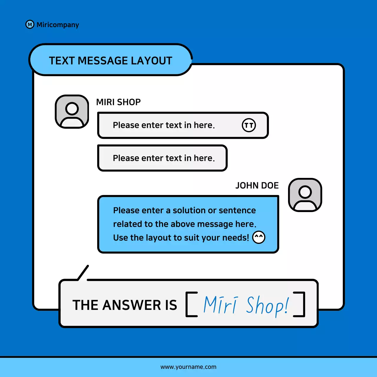 Blue Minimal Shopping Survey Instagram Carousel