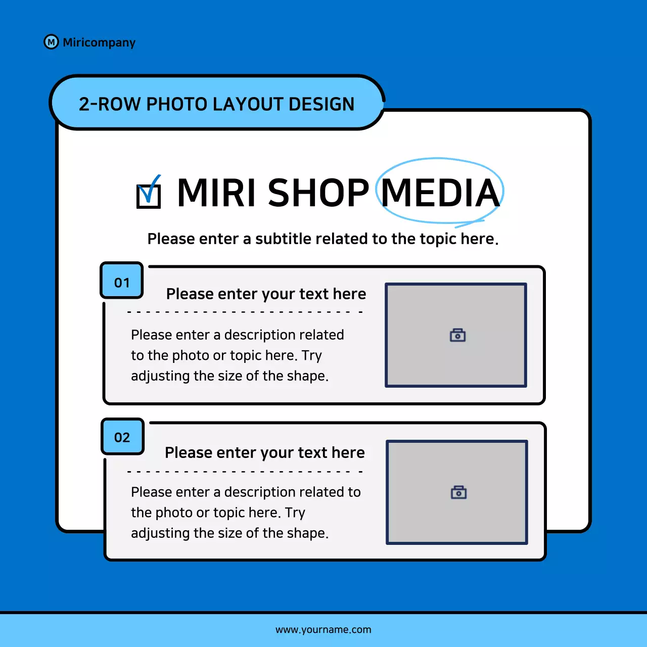 Blue Minimal Shopping Survey Instagram Carousel