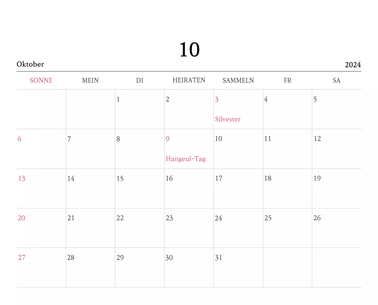 Kirchen mit niedlichen Illustrationen in warmen Farben