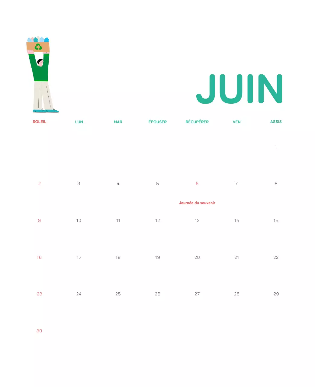 Une fondation sociale qui célèbre les fêtes de fin d'année avec des illustrations colorées de personnes et de la planète.