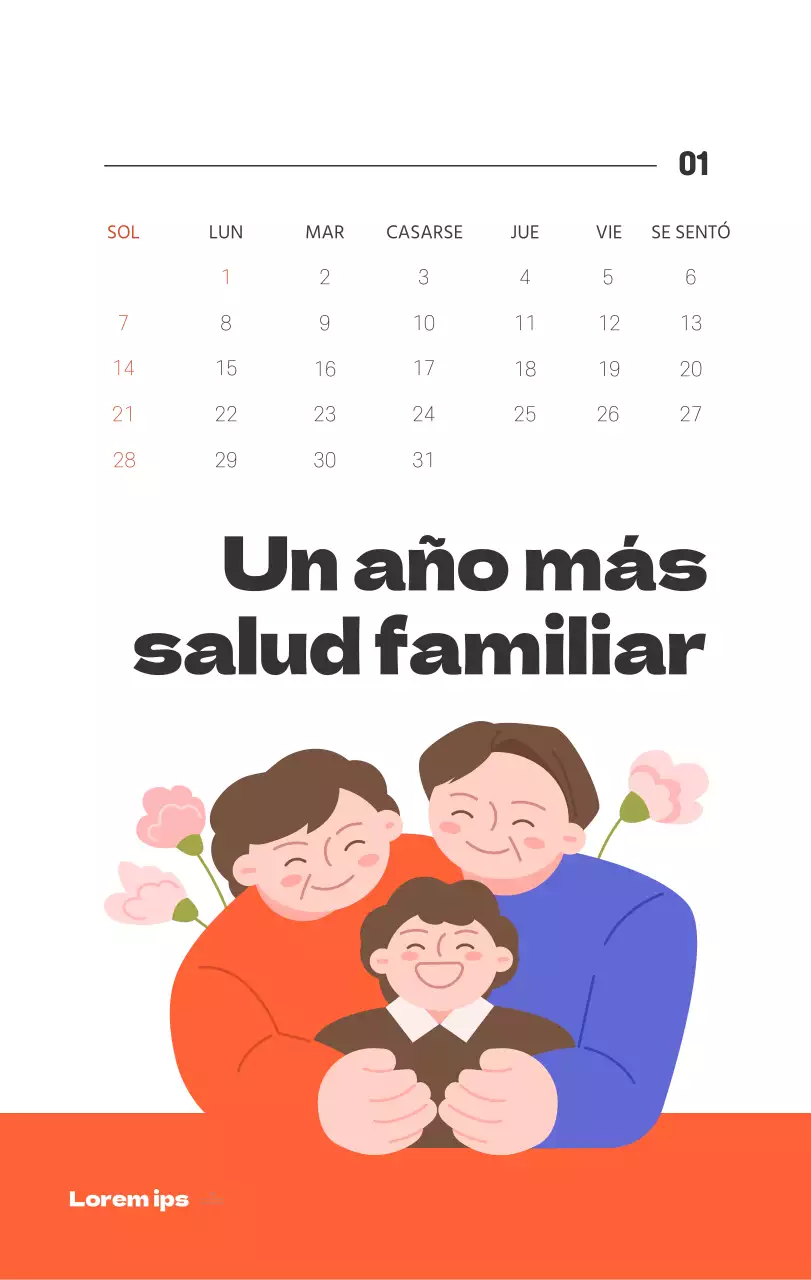 Un hospital festivo con ilustraciones de temática sanitaria y familiar y acentos de color