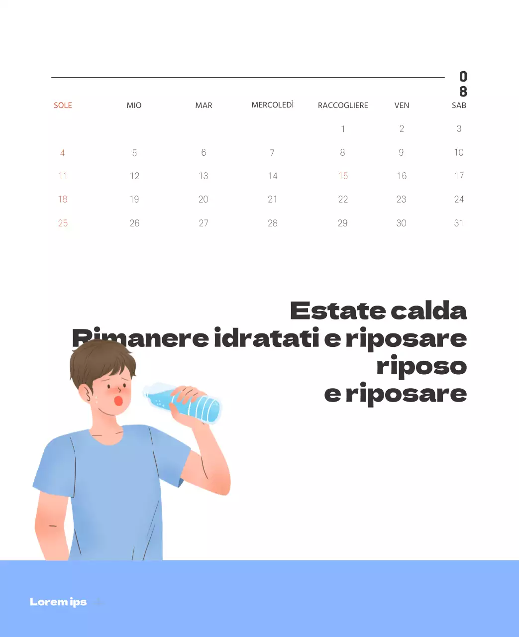 Un ospedale festivo con illustrazioni a tema salute e famiglia e accenti colorati