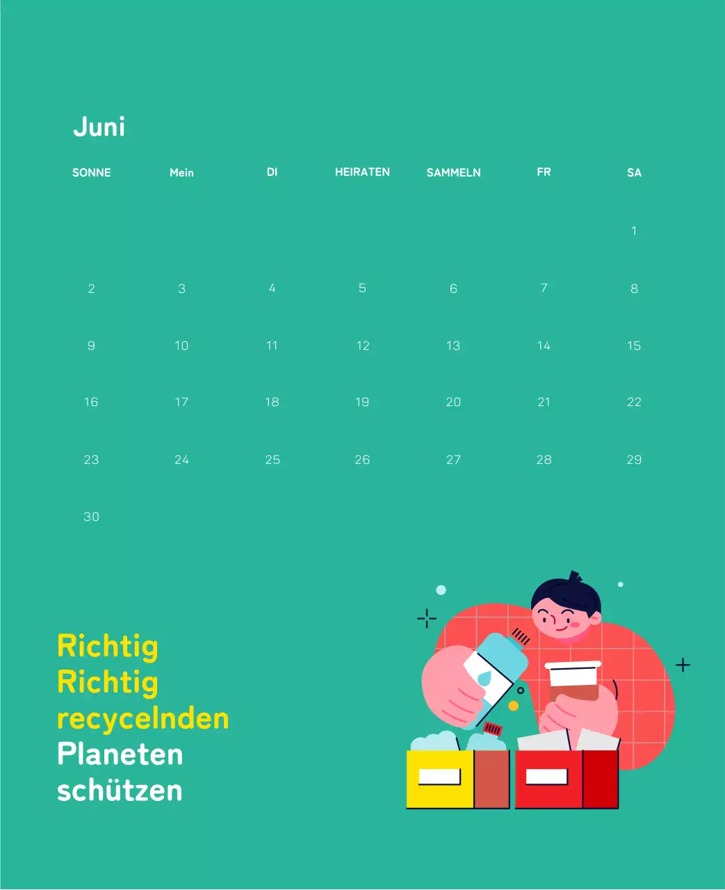 Eine soziale Stiftung, die die Weihnachtszeit mit farbenfrohen Illustrationen von Menschen und dem Planeten feiert.