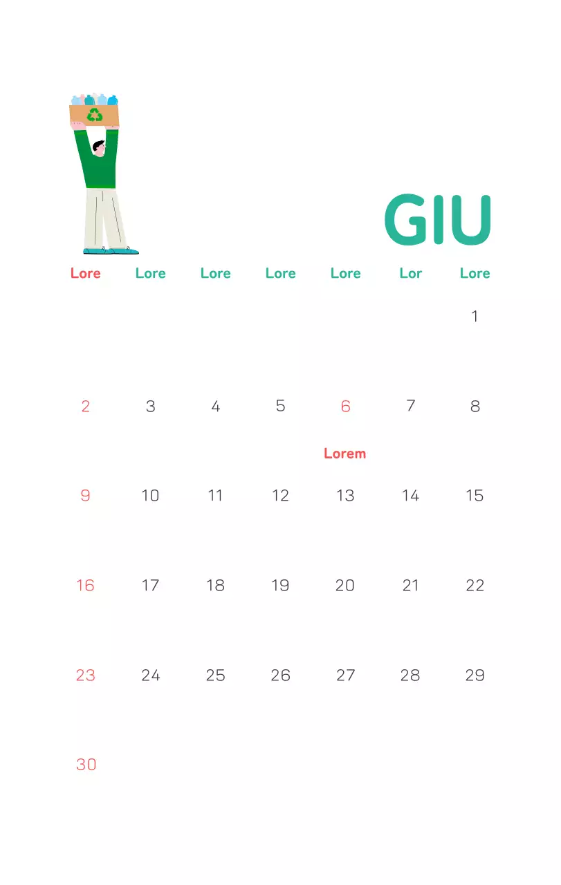 Celebrazione delle festività natalizie con illustrazioni colorate di persone e del pianeta.