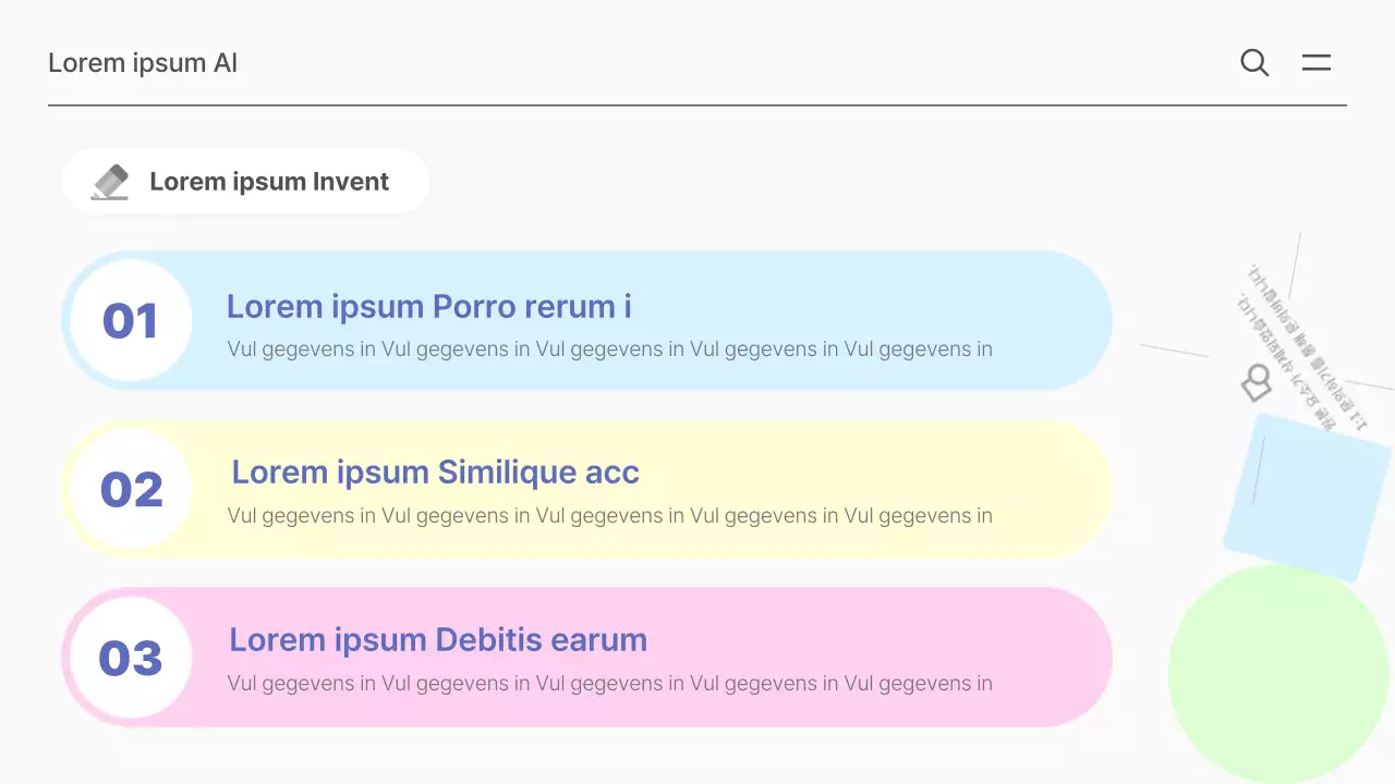 Eenvoudige wiskunde schoolmaterialen in wit en mint