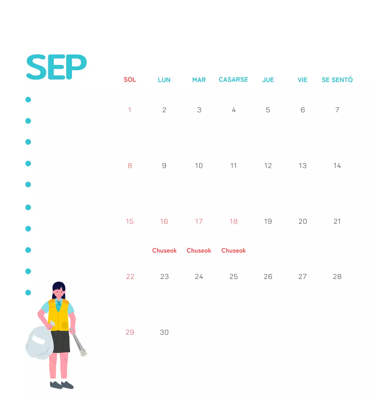 Celebra las fiestas navideñas con coloridas ilustraciones sobre las personas y el planeta.