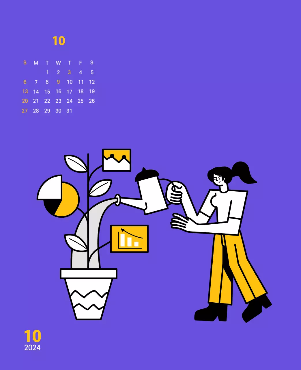 Illustrazione di linee pulite su sfondo viola