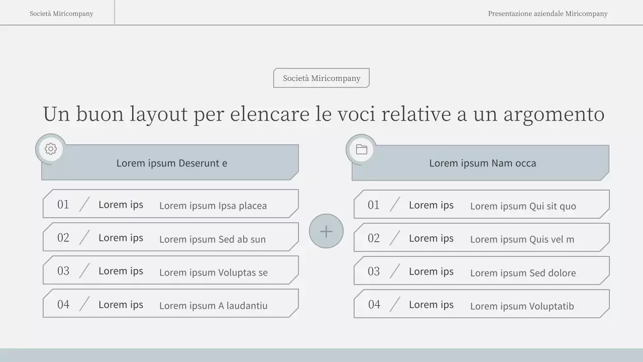 Una relazione d'affari semplice ed emozionale in azzurro e bianco