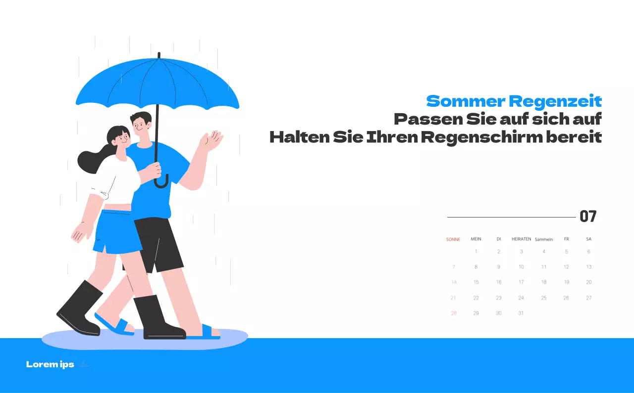 Ein festliches Krankenhaus mit Illustrationen zum Thema Gesundheit und Familie und farbenfrohen Akzenten