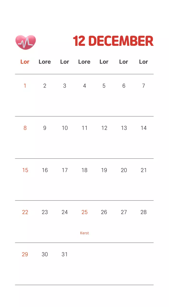 Een feestelijk ziekenhuis met illustraties met gezondheids- en gezinsthema's en kleurrijke accenten