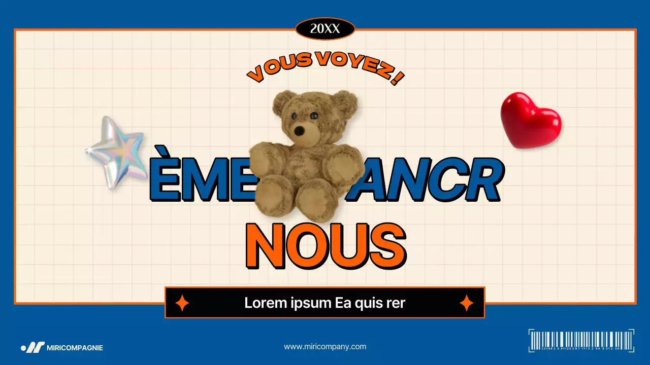 Rapport sur les tendances de consommation en bleu et orange