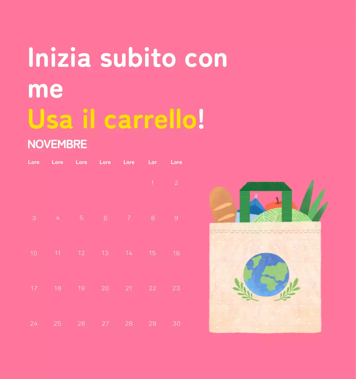 Celebrazione delle festività natalizie con illustrazioni colorate di persone e del pianeta.