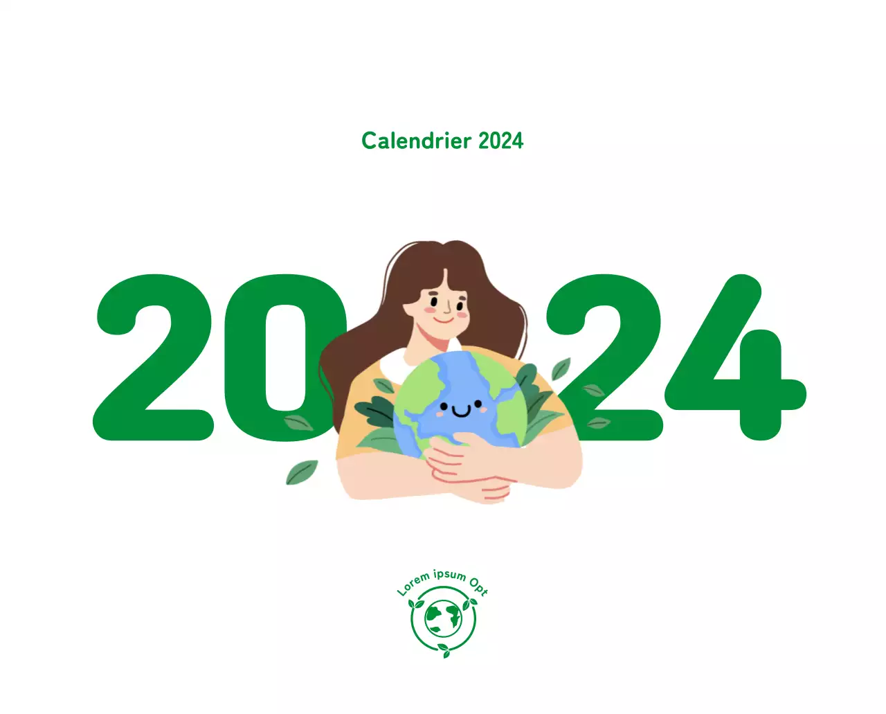 Célébration des fêtes de fin d'année avec des illustrations colorées de l'homme et de la planète.