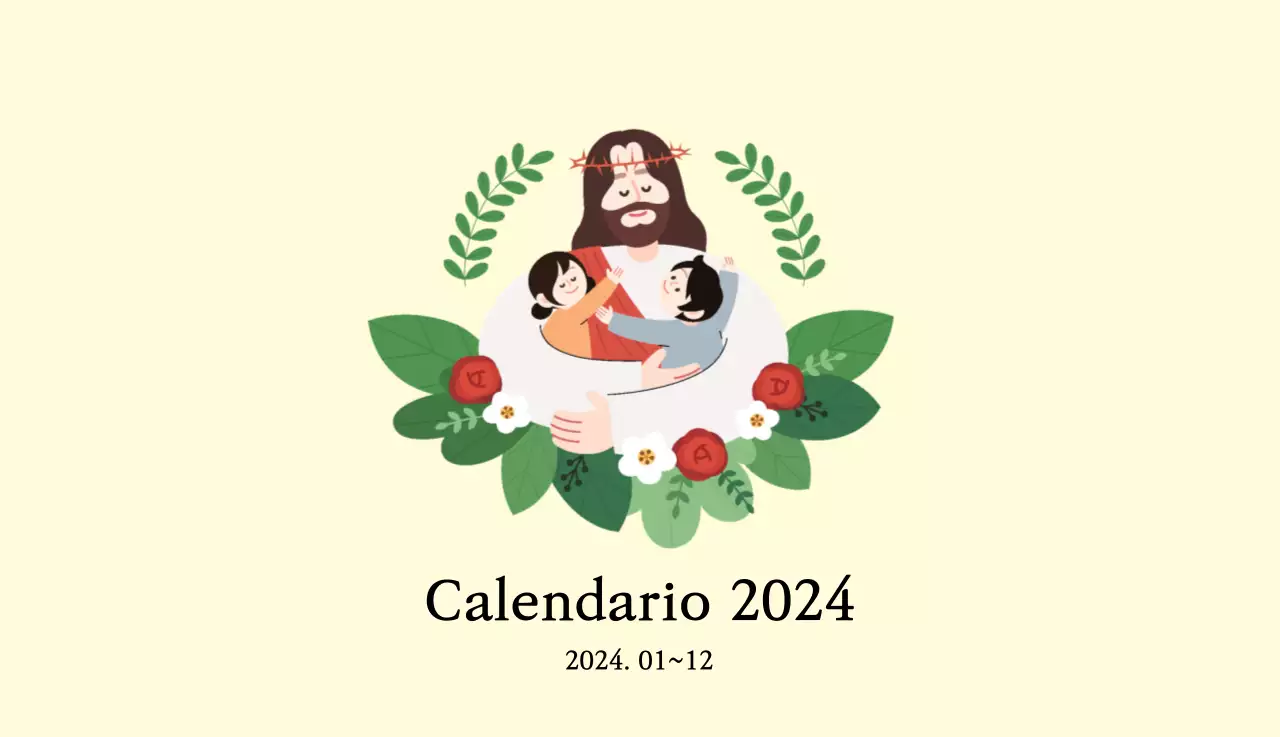 Colori caldiChiese con simpatiche illustrazioni