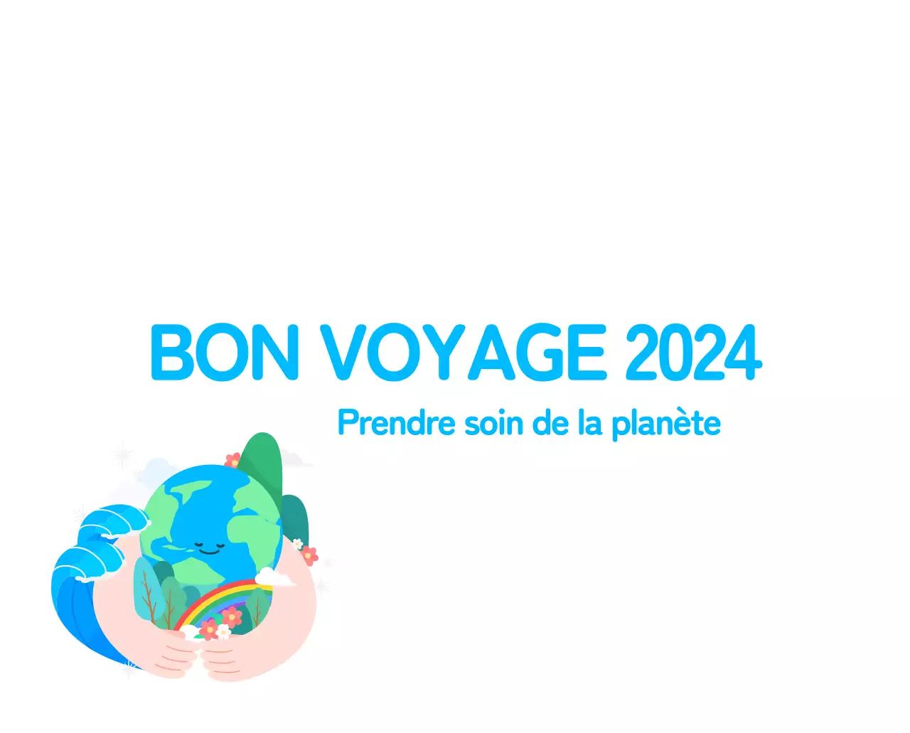 Célébration des fêtes de fin d'année avec des illustrations colorées de l'homme et de la planète.