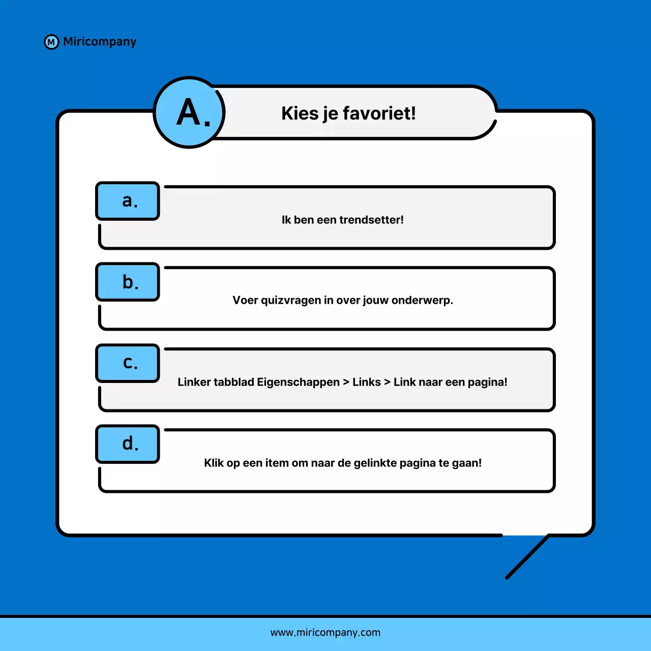 Minimalistische zakelijke pitch voorstel in blauw en lichtblauw