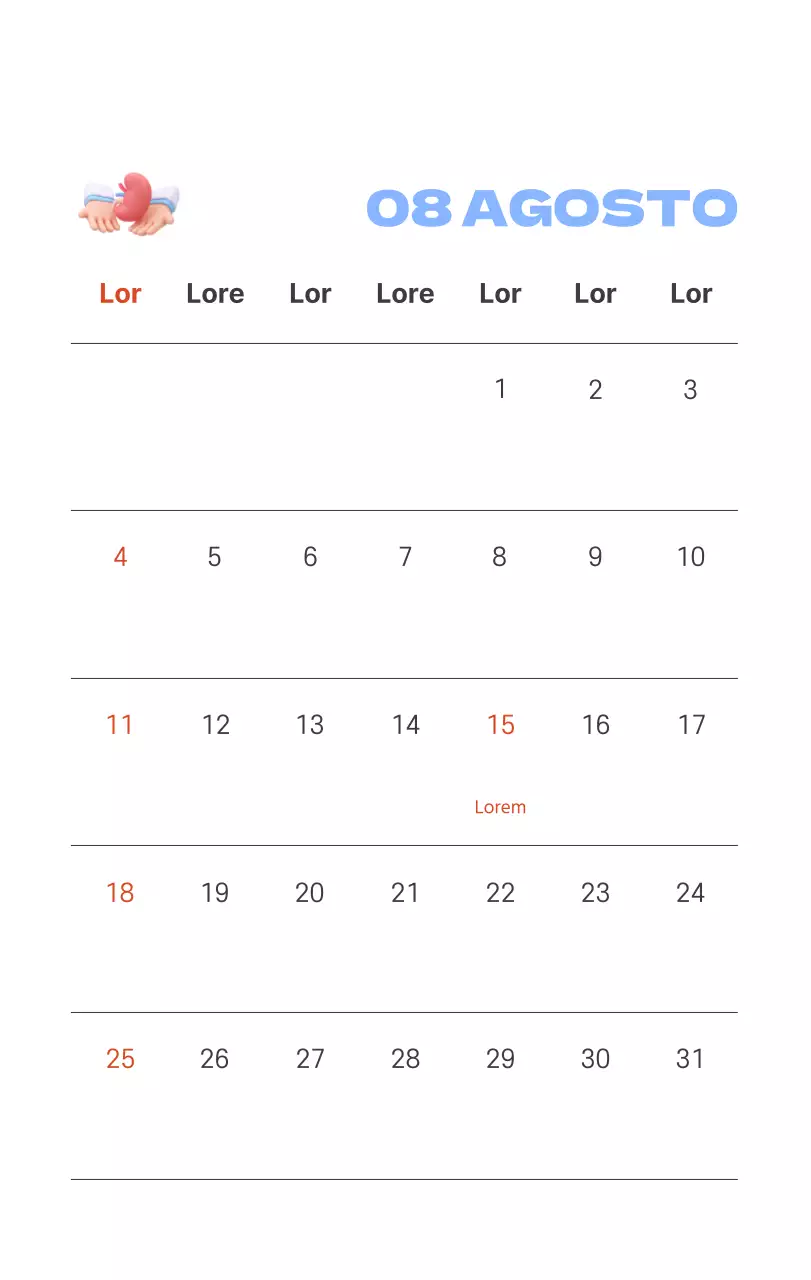 Un hospital festivo con ilustraciones de temática sanitaria y familiar y acentos de color