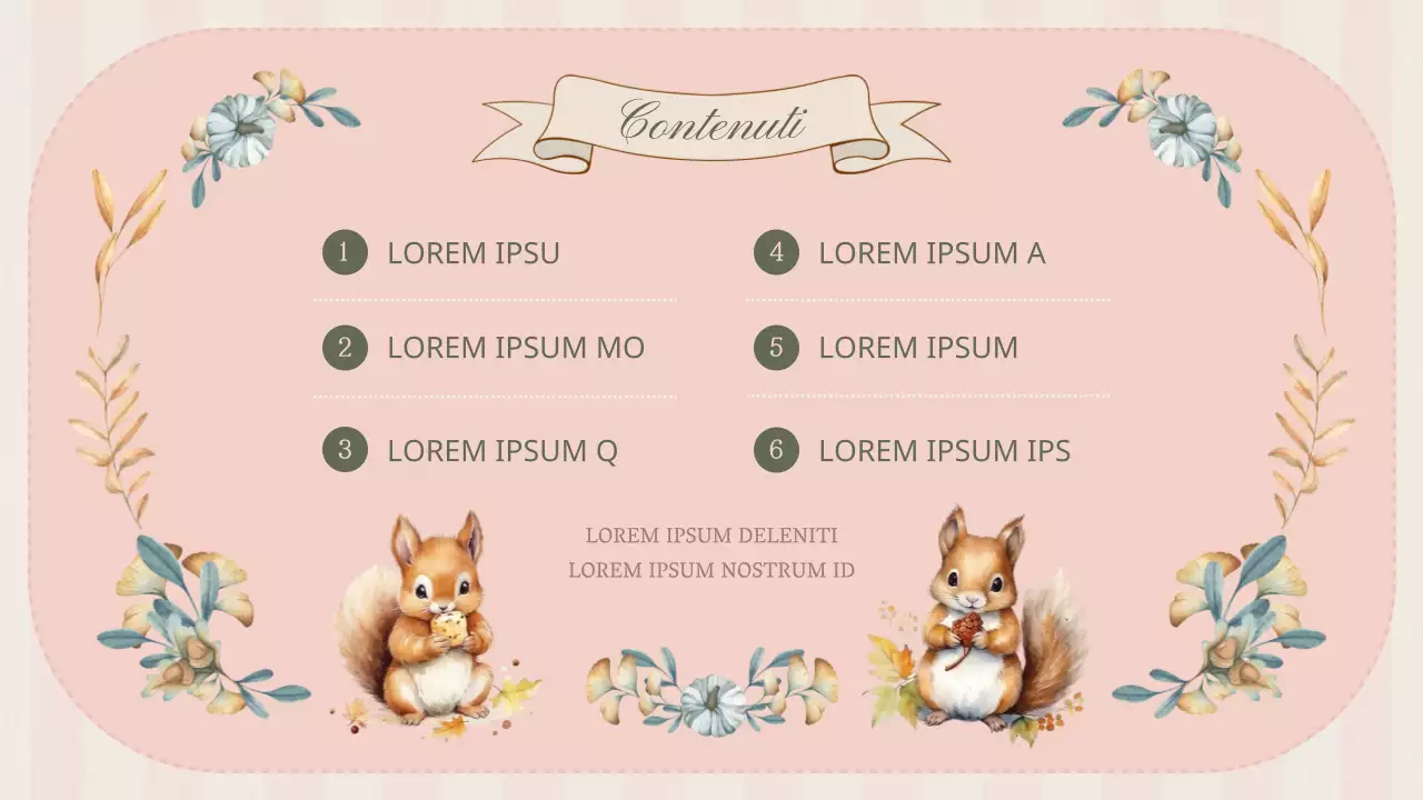 Classico planner del mercato delle pulci autunnale in rosa e kaki