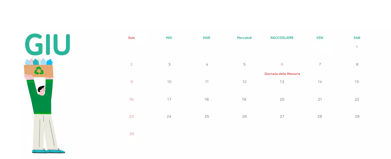 Celebrazione delle festività natalizie con illustrazioni colorate di persone e del pianeta.