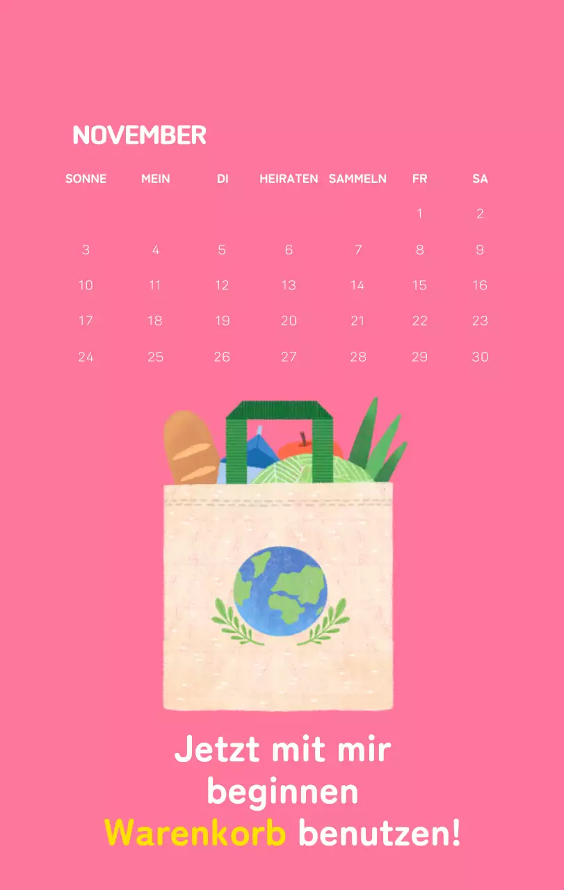 Mit farbenfrohen Illustrationen von Menschen und dem Planeten wird die Weihnachtszeit gefeiert.