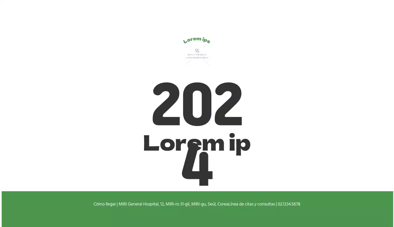 Un hospital festivo con ilustraciones de temática sanitaria y familiar y acentos de color