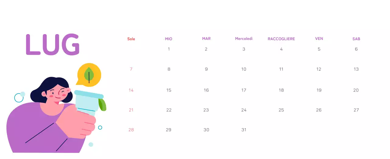 Celebrazione delle festività natalizie con illustrazioni colorate di persone e del pianeta.