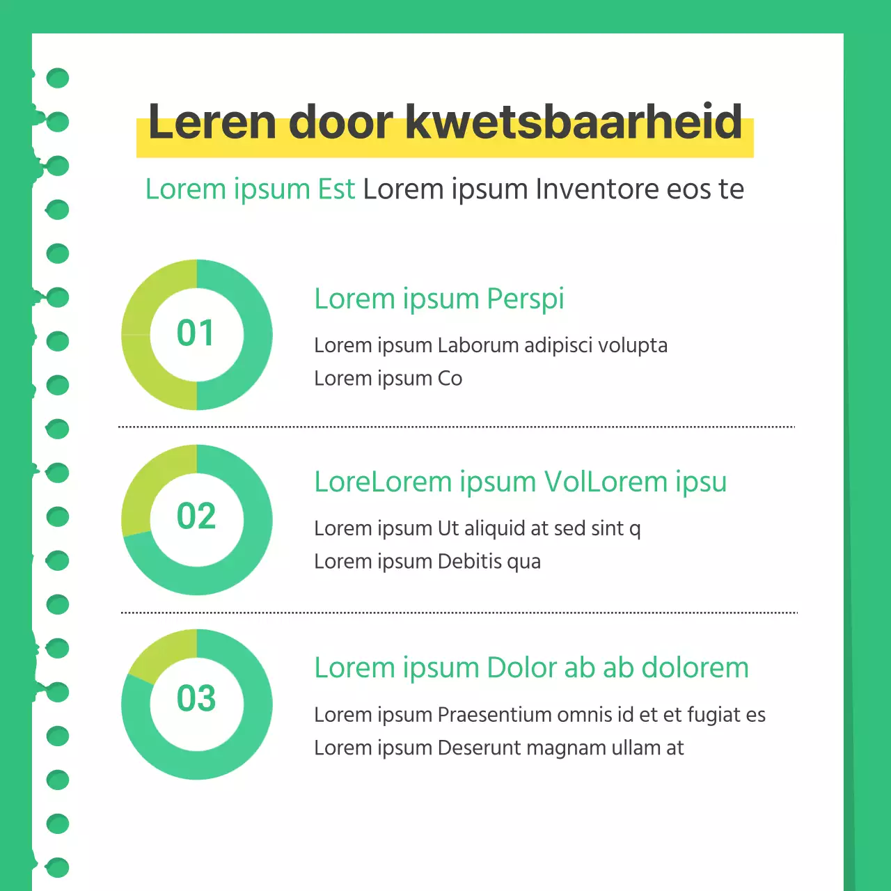 Een handleiding om je voor te bereiden op een eenvoudige groene en gele oefentest