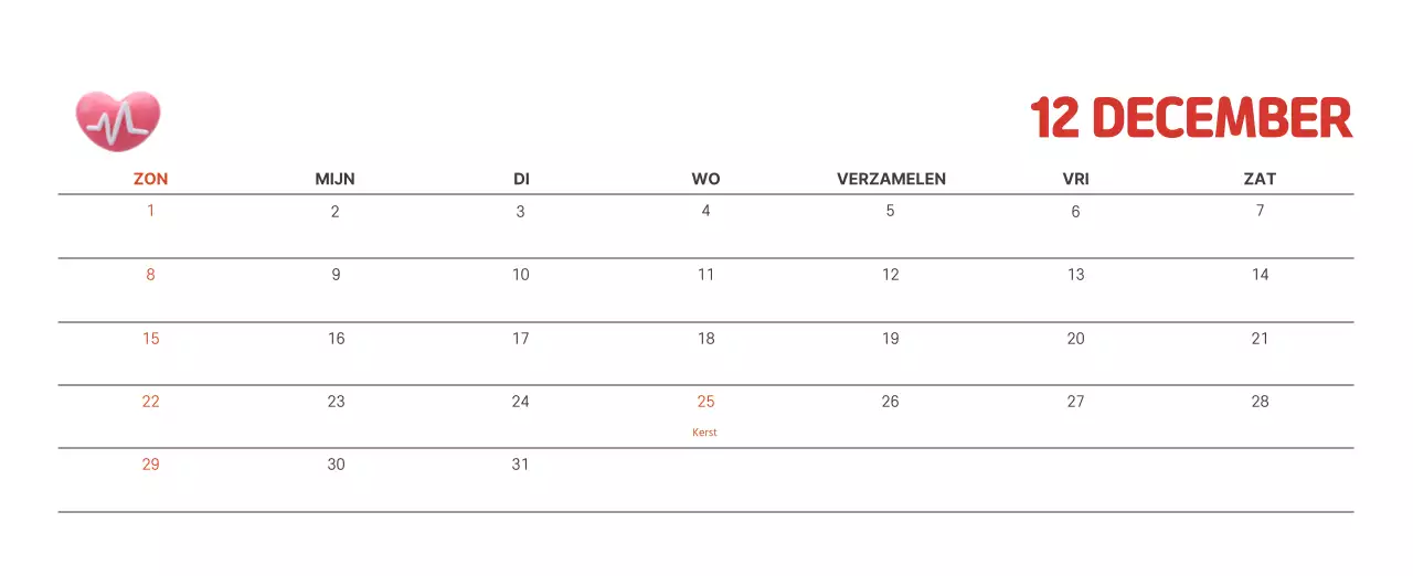 Een feestelijk ziekenhuis met illustraties met gezondheids- en gezinsthema's en kleurrijke accenten