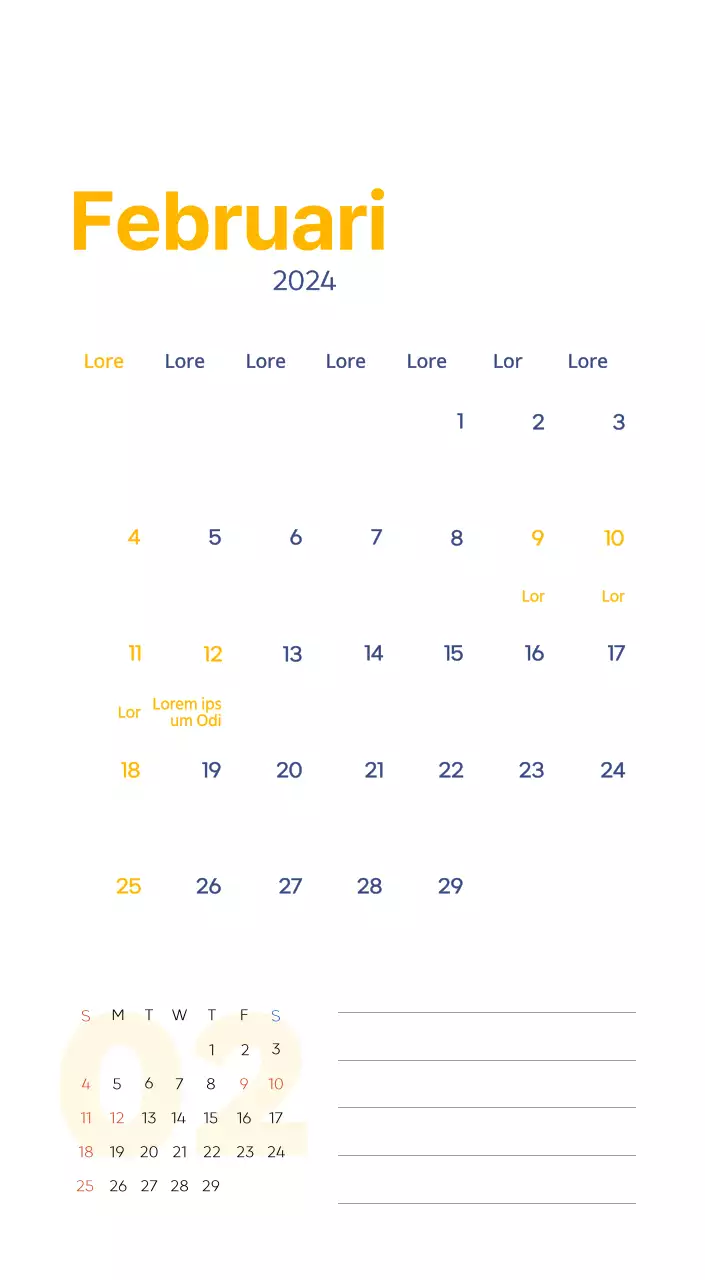 Werkkalender met prachtige illustraties