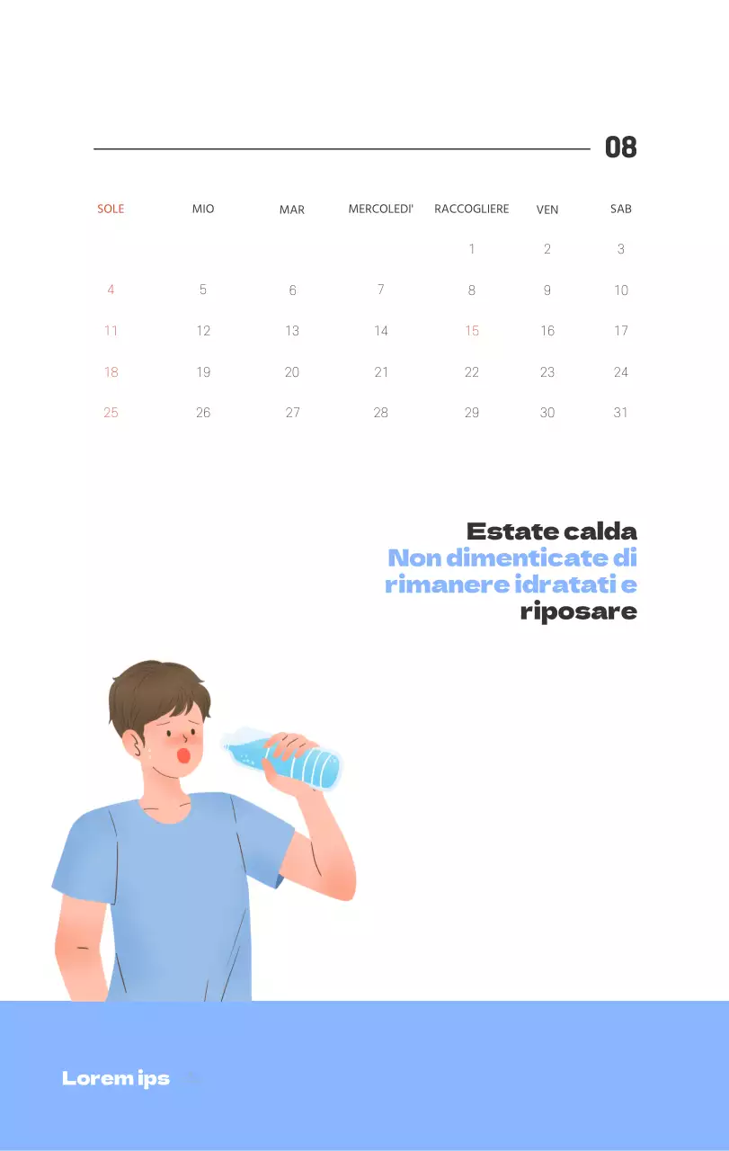 Un ospedale festivo con illustrazioni a tema salute e famiglia e accenti colorati