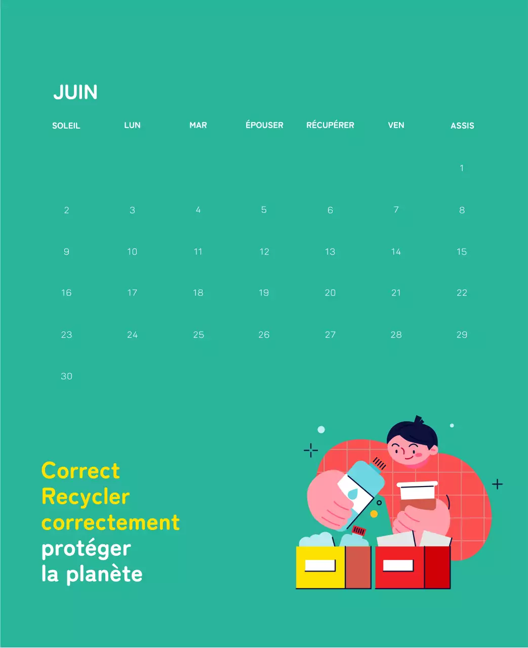 Une fondation sociale qui célèbre les fêtes de fin d'année avec des illustrations colorées de personnes et de la planète.