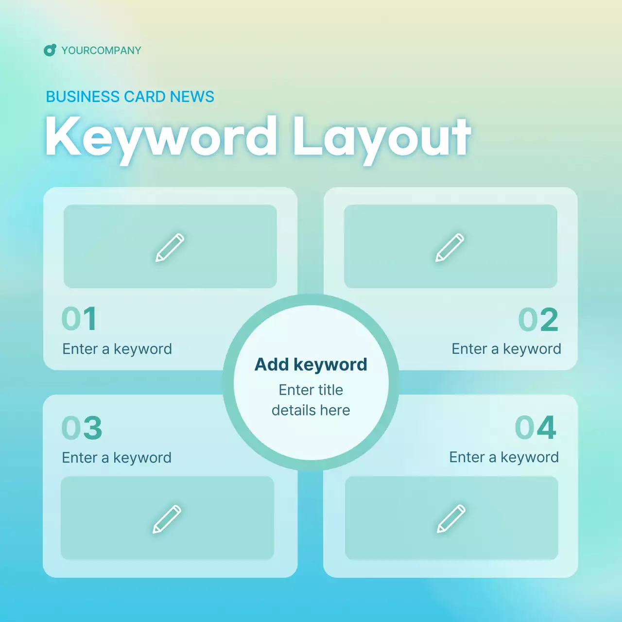 Blue Modern Business News Instagram Carousel