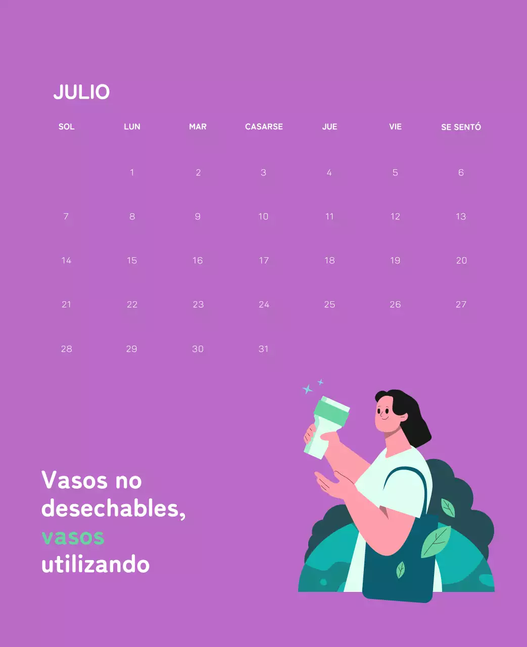 Una fundación social que celebra las fiestas con coloridas ilustraciones de personas y el planeta.