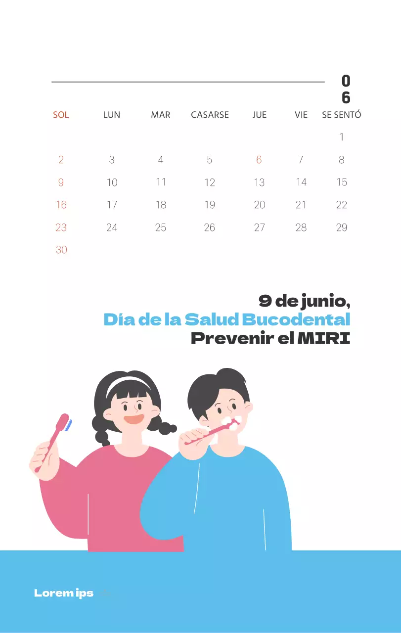 Un hospital festivo con ilustraciones de temática sanitaria y familiar y acentos de color