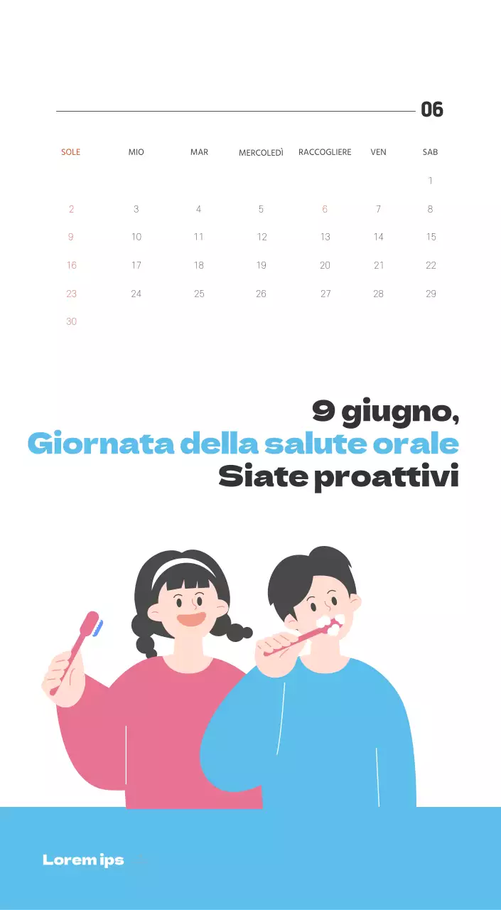 Un ospedale festivo con illustrazioni a tema salute e famiglia e accenti colorati