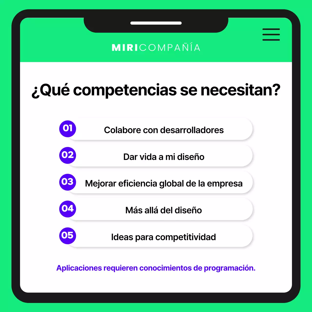 Contratar a un diseñador guapo en púrpura y chartreuse