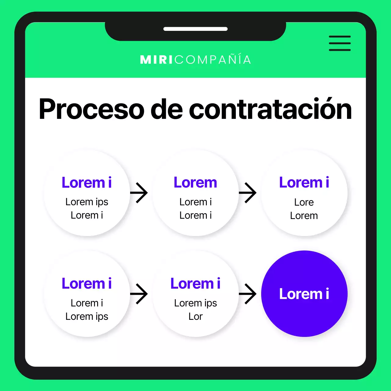 Contratar a un diseñador guapo en púrpura y chartreuse
